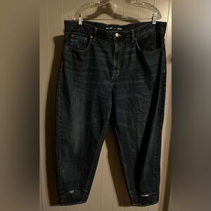 Old Navy Extra High Rise Balloon Jeans Dark wash new without tags